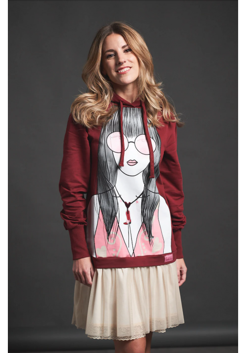 Vestido WESTERN Granate