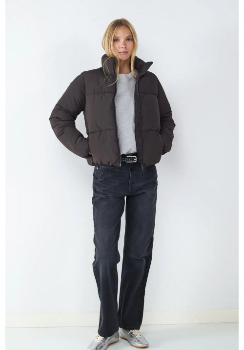 BAL PUFFERCOAT BASIC NEGRO