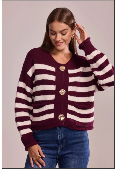 GILET IVANIE GRANATE