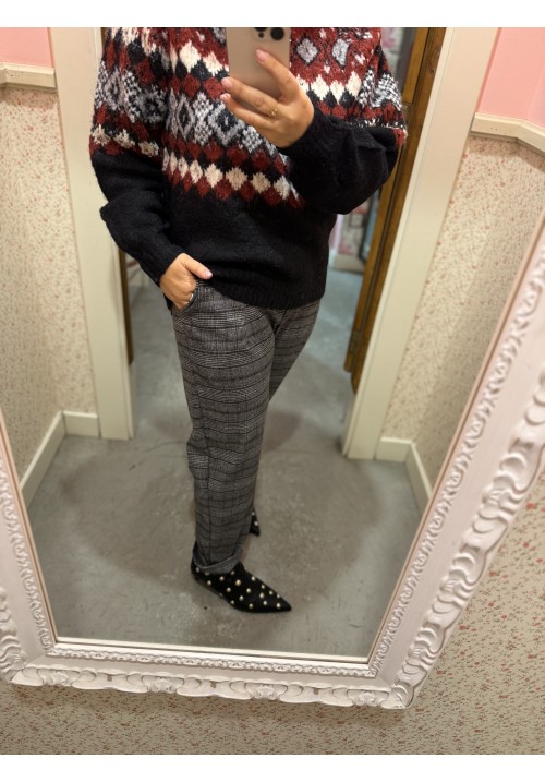 PANTALON MATILDE GRANATE